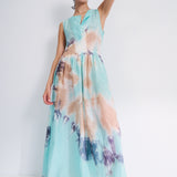 SILK COTTON TANK MAXI DRESS