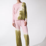 PETAL TRAVERTINE CASHMERE CREWNECK