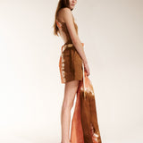 COOL SKIRT CITRINE STRIPE
