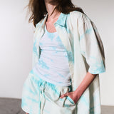RIB SINGLET ICE BLUE