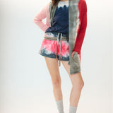 STRIPED CASHMERE CARDIGAN