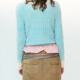 CASHMERE CABLE CARDIGAN