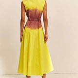 GOLDENHOUR SLEEVLESS ZIP DRESS