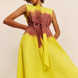 GOLDENHOUR SLEEVLESS ZIP DRESS