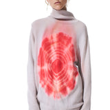 STONE CASHMERE TURTLENECK