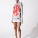 STONE CASHMERE TURTLENECK