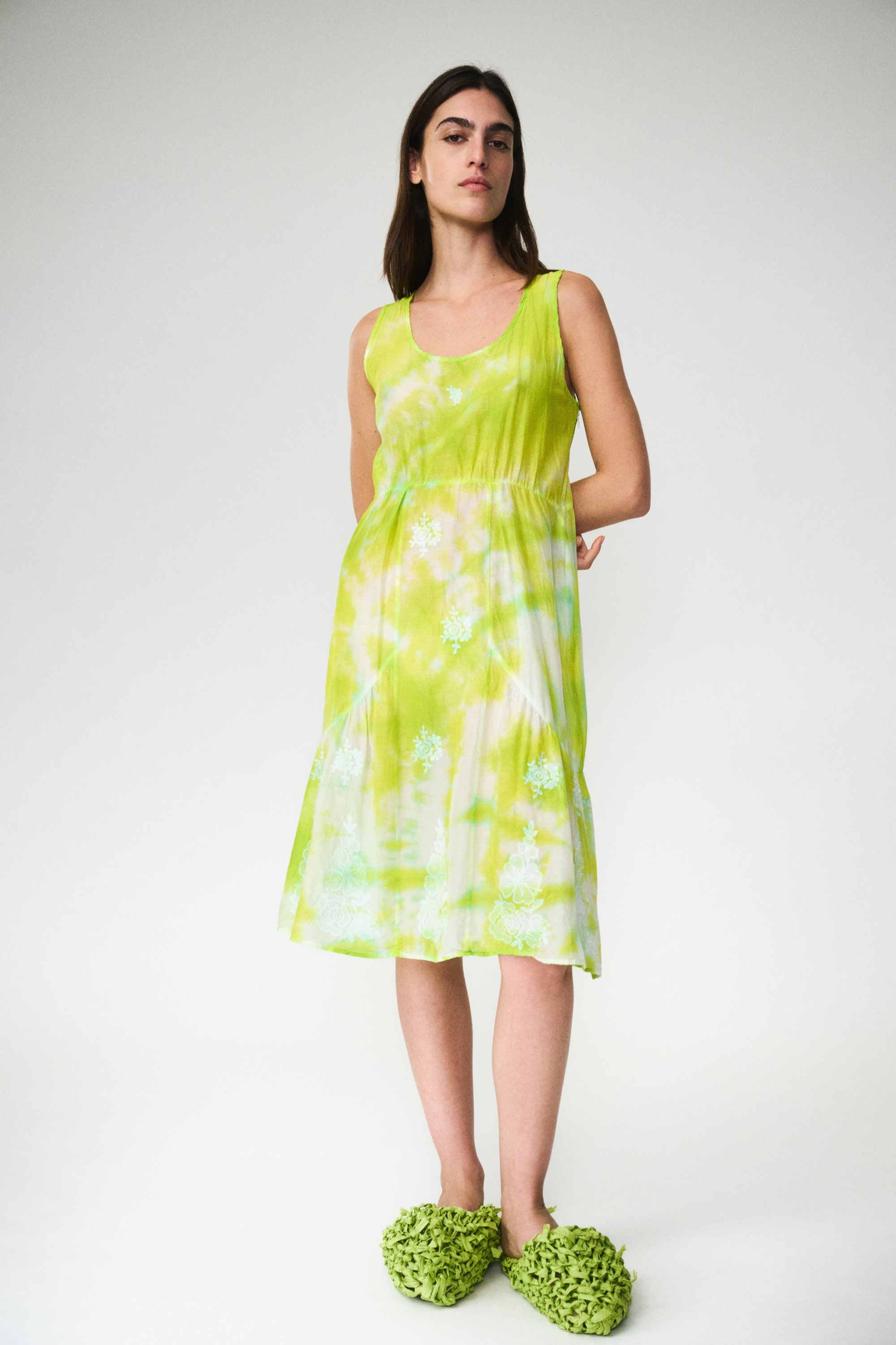 Luuda Raih SILK COTTON PETTICOAT DRESS - Python – Luuda