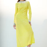 LONG SLEEEVE SLIP DRESS