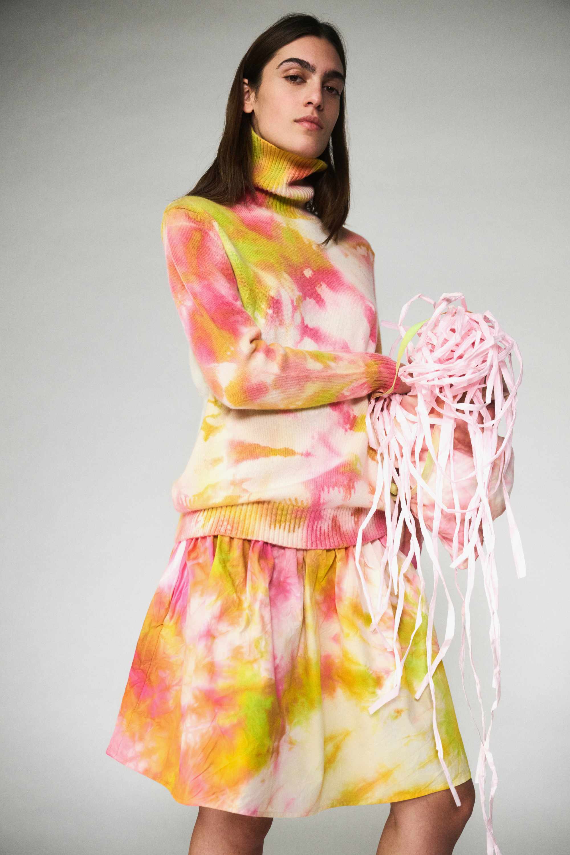 Luuda Raih CASHMERE KNIT JUMPER - Confetti – Luuda