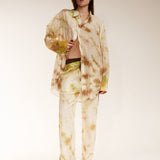 SILK COTTON COOL SHIRT PEPPERMINT