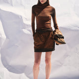 CANVAS MINI SKIRT