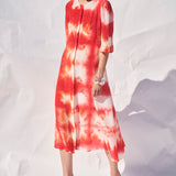 SILK SHIRT DRESS