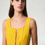 SLEEVELESS ZIPPER DRESS