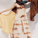 SILK COTTON MAXI DRESS