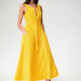 SLEEVELESS ZIPPER DRESS