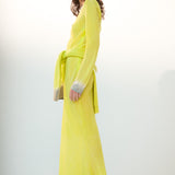 LONG SLEEEVE SLIP DRESS