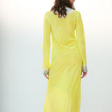LONG SLEEEVE SLIP DRESS