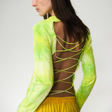 LACE LONG SLEEVE TOP