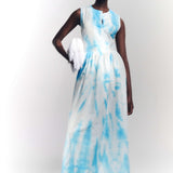 SILK COTTON TANK DRESS IN CLOUD