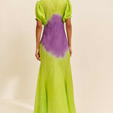 GEMSTONE SILK COTTON GOWN