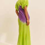 GEMSTONE SILK COTTON GOWN