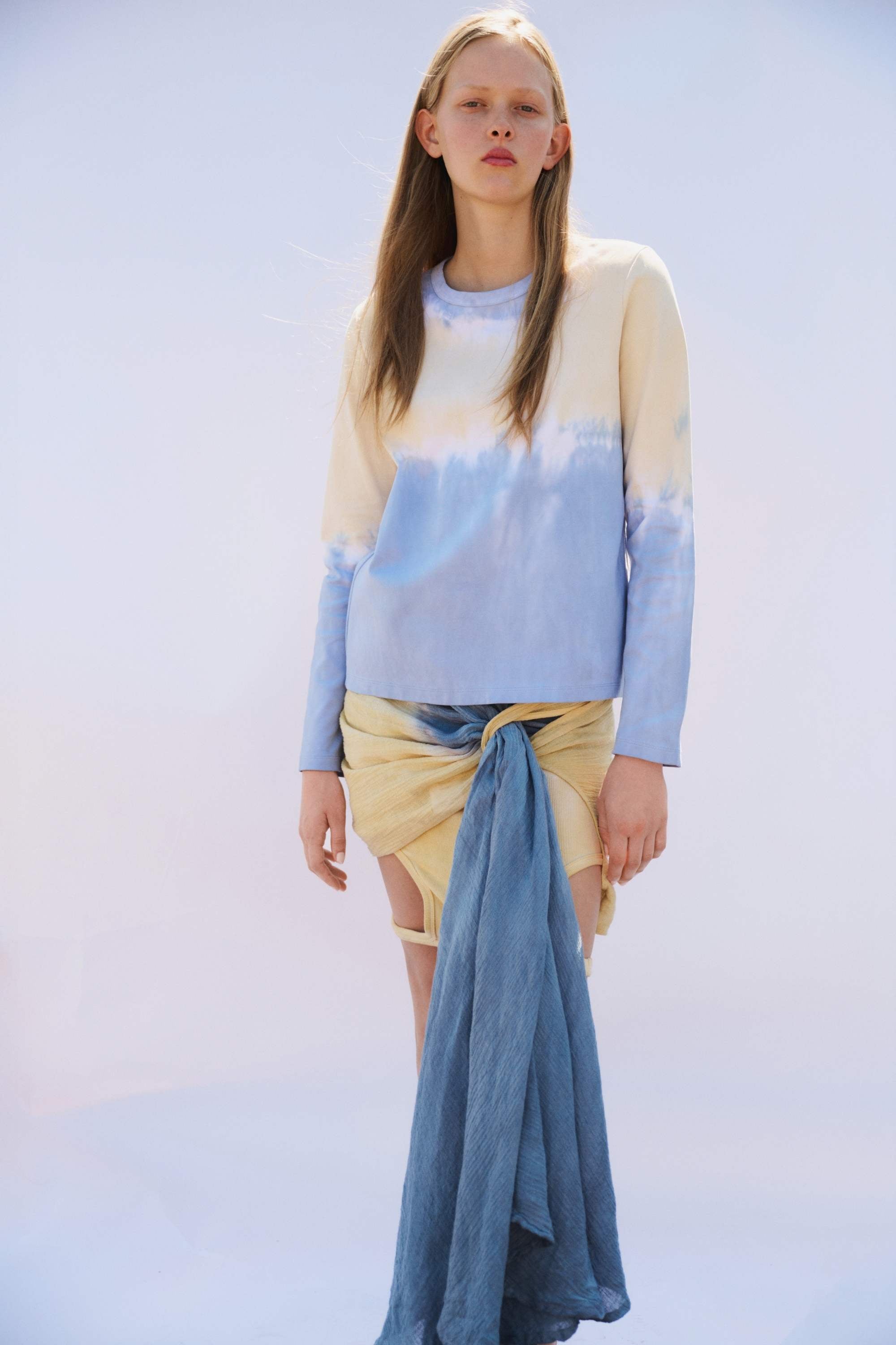 Luuda Raih LACE LONG SLEEVE TOP - Sea Salt – Luuda