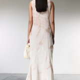 LINEN SINGLET GOWN ICE PINK