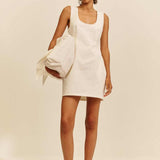 WHITEWASH MINI DRESS