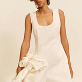 WHITEWASH MINI DRESS