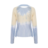 BACKLESS LACE LONG SLEEVE TOP