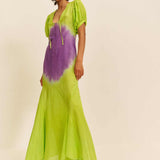 GEMSTONE SILK COTTON GOWN