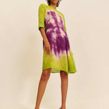 VIOLET SHIFT DRESS