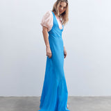 SILK COTTON GOWN - PASTELS
