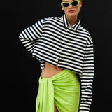 CROPPED LONG SLEEVE SHIRT