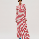 JERSEY LONG SLEEVE MAXI DRESS