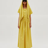 YELLOW BACKLESS MAXI DRESS