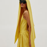 YELLOW BACKLESS MAXI DRESS